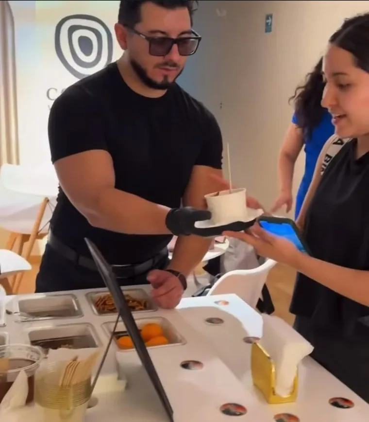 Servicio de antojos en un evento de El Antojo